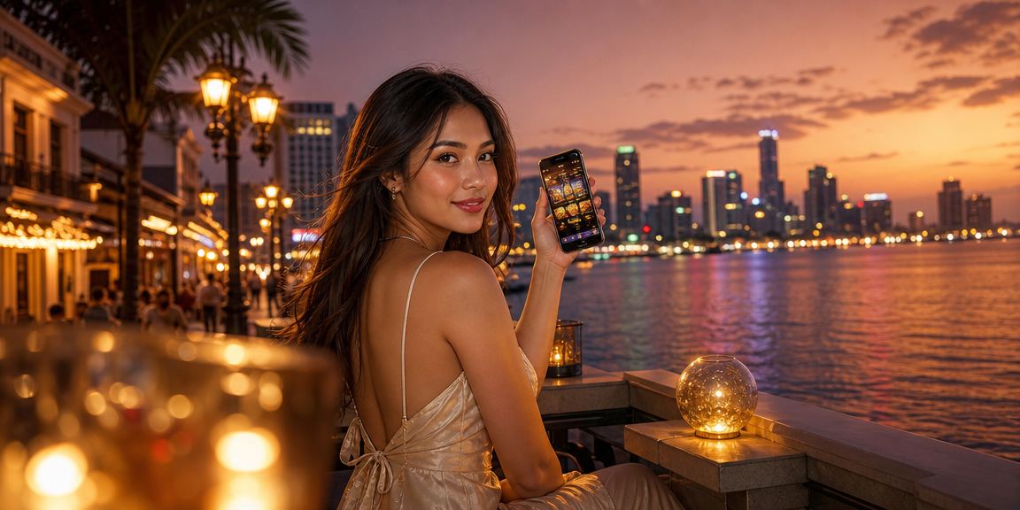 ph94 Manila Bay mobile casino city skyline